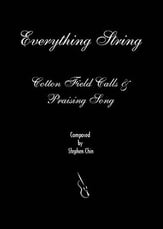 Cotton Field Calls and Praising Song Orchestra sheet music cover